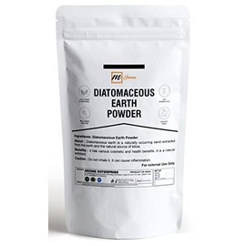 mGanna 100% Natural Diatomaceous Earth Powder for Skin Exfoliation Health & Cosmetic formulations 0.5 LBS / 227 GMS