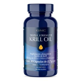 Gnc Triple Strength Krill Oil Sabor Sin sabor