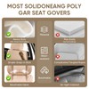 KIDYACWST Auto Car Seat Covers Accessories Front Seat Leather Cushion