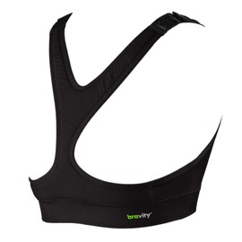 Bravity Women Anti-Wrinkle Cleavage Sleep Bra/Seamless & Adjustable Black Size X-Large