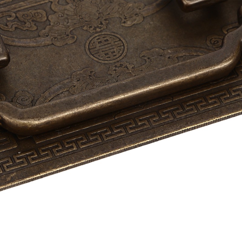 Antique Drawer Handle Tetragonal Bat Handle Antique Chinese Retro Style