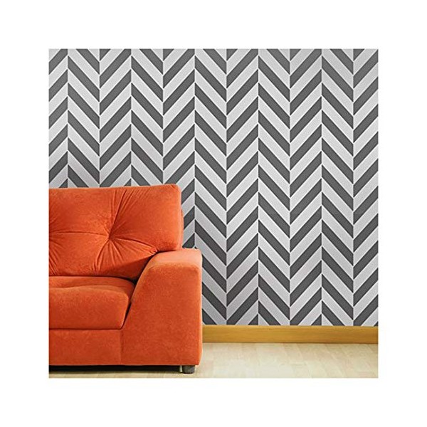 Herringbone Allover Stencil