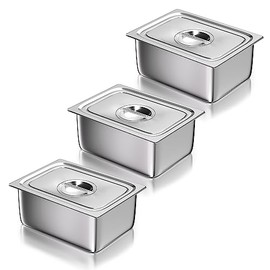 WantJoin Steam Table Hotel Pans with Lid