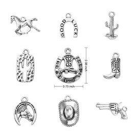 COGCHARGER Antique Butterfly Charm Tibetan Style Hollow Alloy Butterfly Charms Antique Silver for Jewellery Necklace Earring Making Crafts, Silver