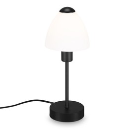 BRILONER Leuchten Table Lamp with Cable Switch 1x E14 Max. 25 Watt 100 x 320 mm Black / White