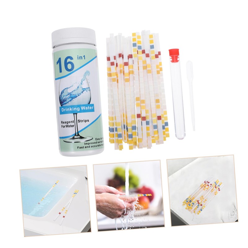 VILLFUL 50pcs Water Quality Test Strips Accurate Drinking Water Testing
