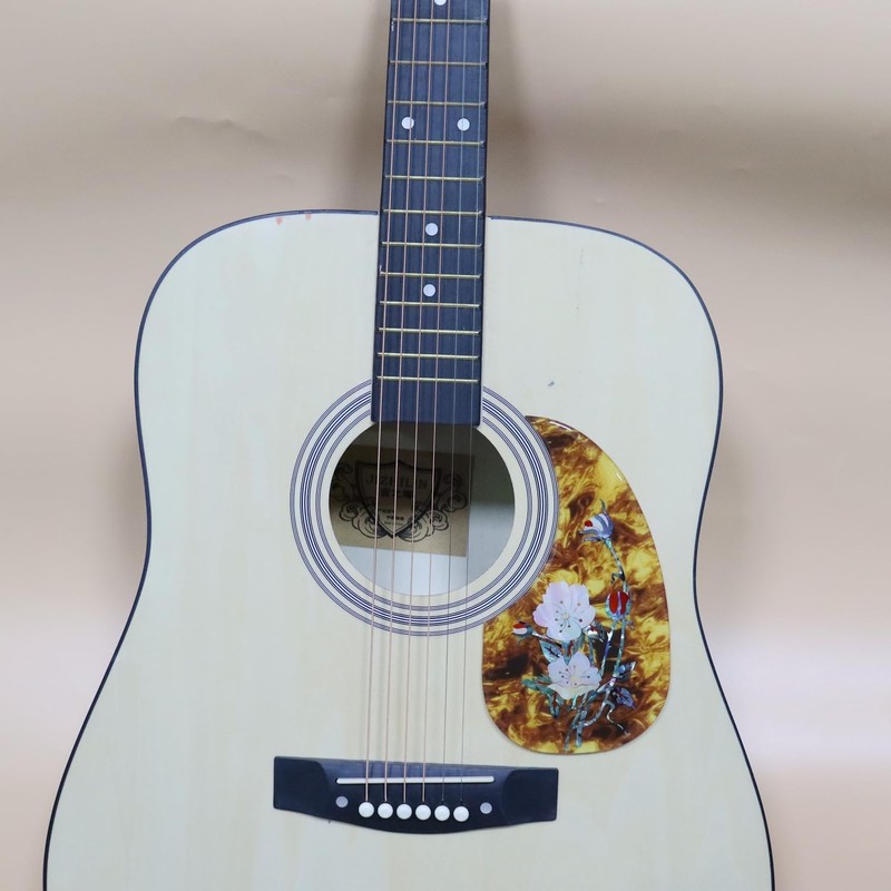 Acoustic Guitar Pickguard 2mm Thick Pickguard Anti Scratch Plate Inlaid