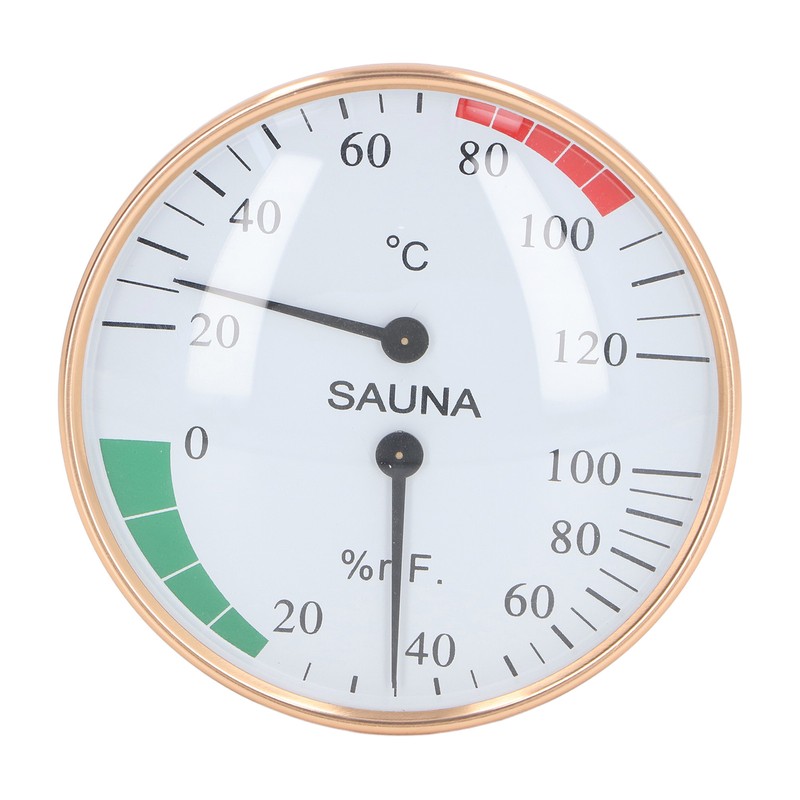Sauna Temperature Humidity Meter Professional Wall Mounted High Accuracy Hygrometer