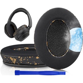 SOULWIT Kühlgel Ersatzpolster Ersatz Ohrpolster für Sony WH-1000XM3 (WH1000XM3) Over-Ear-Kopfhörer, Ohrpolsterkissen mit hochdichtem Geräuschisolierungsschaum, zusätzliche Dicke