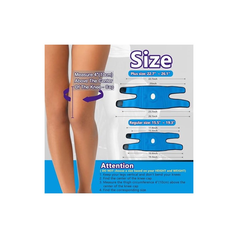 LAVAED Knee Brace with Side Stabilizers for Knee Pain, Adjustable