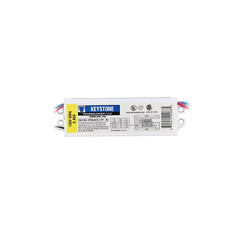 KTEB-2C72-1-TP Keystone Technologies Ballast 2 Lamp F32T8 120 Volt Electronic