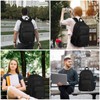 Black Backpack for Men and Women, Backpack for School Teens