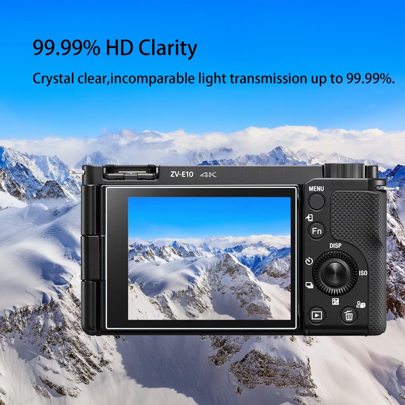 PCTC Rebel T7 T6 T5 Screen Protector for Canon EOS