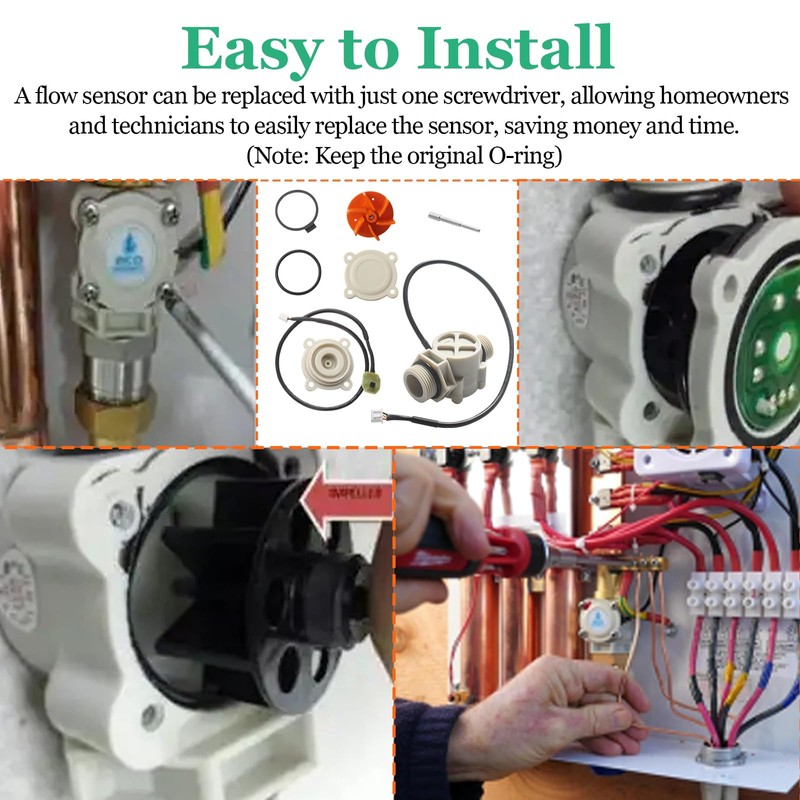 Flow Sensor for EcoSmart Fsa Nfsml & Water Flow Detector
