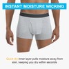 IRISMORII Mens Absorbent Incontinence Underwear Washable Open Fly Leakage Protective