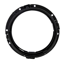 Keenso Motorcycle Headlight Bracket, 1 Piece 7 Inch Motorcycle Aluminium Alloy Round Headlight Bracket Replacement for JK 2007-2016 Motorcycle (1 Piece Black)