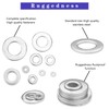 Washers 750 Pcs, Washers for screws（M2-M12）, Assorted Flat Washer for