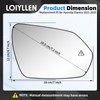 LOIYLLEN Passenger Side Mirror Replacement for Hyundai Elantra 2021 2022
