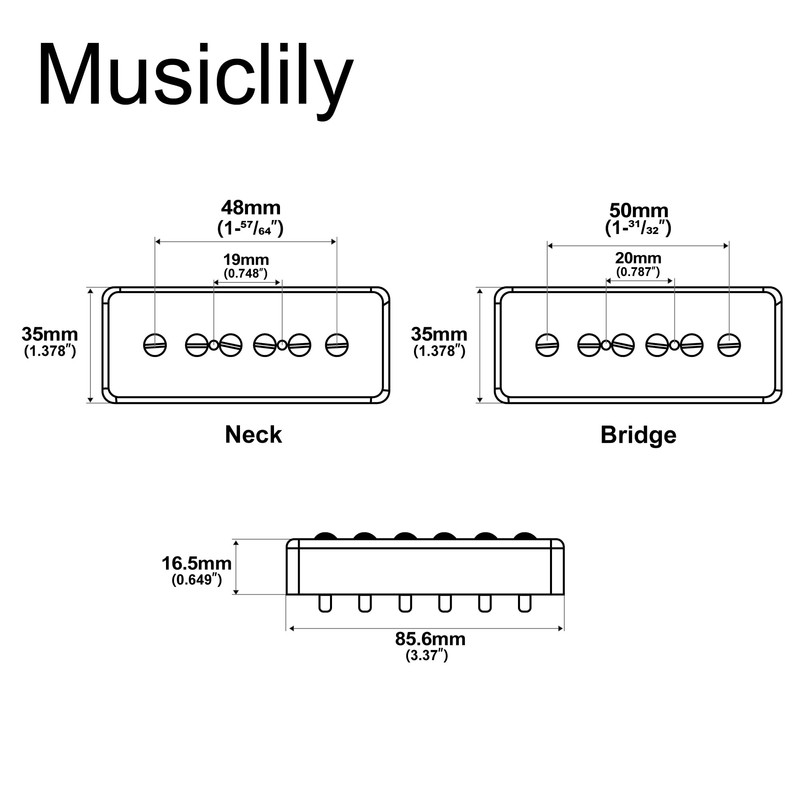 Artec ASA90 Alnico 5 P90 Soapbar Single Coil Pickup Electric