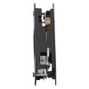 Sliding Door Lock Black Copper Zinc Alloy Lock Furniture Hardware