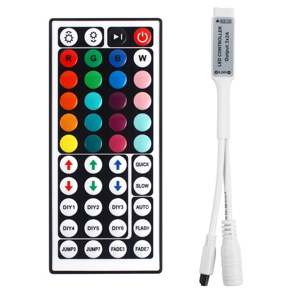 VIPMOON LED RGB Controller 44key 5-24V RGB Steuerung IR Wireless