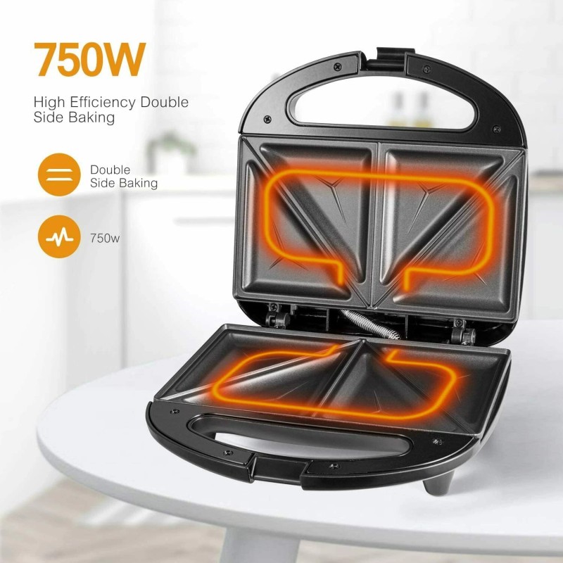 OSTBA Sandwich Maker, Toaster and Electric Panini Press with Non-stick