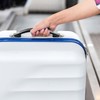 Housoutil 2 pieces suitcase handle, replacement luggage handle, 21 cm,