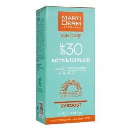 Protector Solar MartiDerm SPF30 50ml Cara UVA UVB HEV IR Todo Tipo Piel