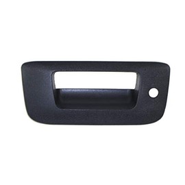 TAILGATE HANDLE BEZEL (WITH LOCK HOLE) TEXTURED BLACK FOR FOR CHEVY SILVERADO 2007-2013 GM1916106