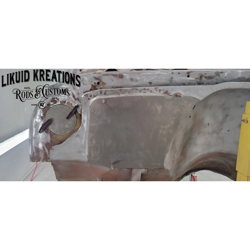 LikuiD Kreations 67-72 Chevy C10 Smooth Firewall AC Delete Weld
