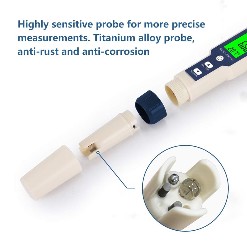 AH-PH+EC Meter,TDS,Salt,Water Temperature