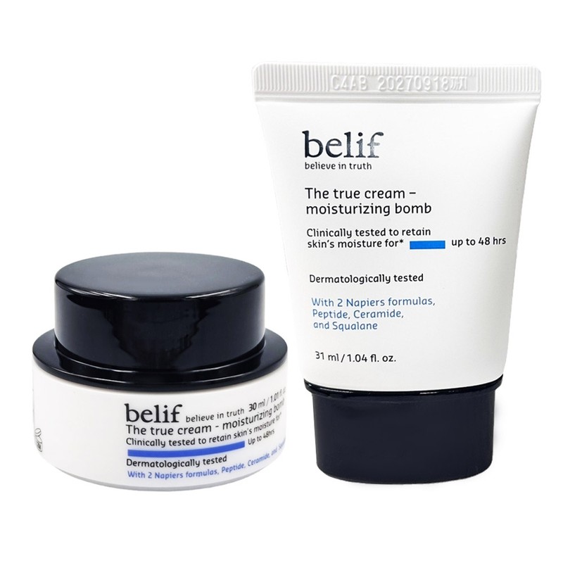 Belif The True Cream Moisturizing Balm 30ml+31ml Special Composition 48-Hour