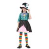 LTAKK Mad Hatter Cosplay Costume Girls Halloween Kids Costume Full