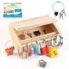 INIFEIDALA Montessori Toys for 3 4 5 Year Old,Montessori Lock