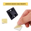 Kable Kontrol Zip Tie Mounts, 1-1/2” Sq, Natural White, 100