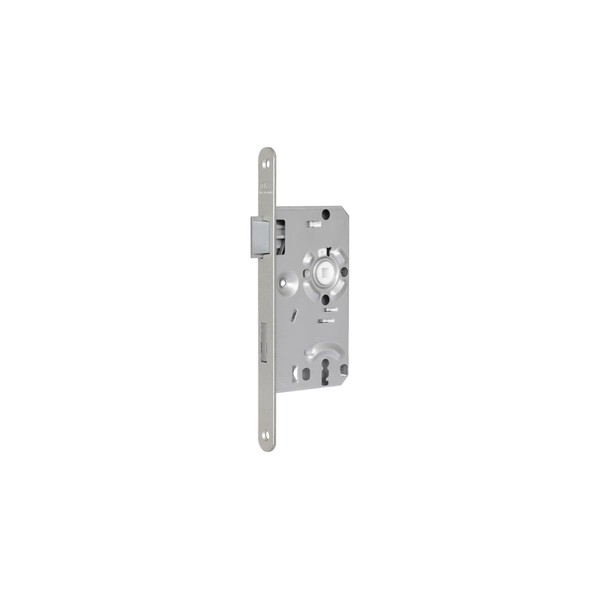 Mortise Lock 0215 BB Rounded, Lock Made of Steel Nickel