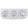 Speedway Motors 3-Gauge Set with Brushed Aluminum Panel Includes Oil