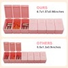 sanderala 2Pack Weekly Pill Organizer,Extra Large 7 Days Pill Cases