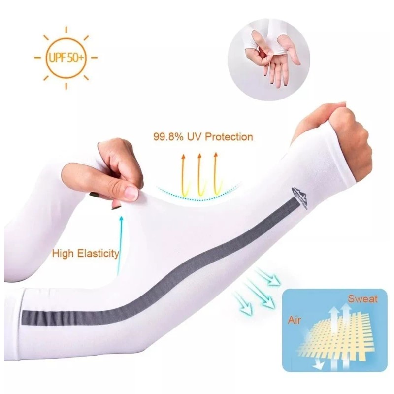 Veraly Manga Protectora Para Brazo Elasticidad Protección Uv 2 Pz