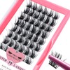 Cluster Eyelashes, Pack of 72 Individual Eyelashes, Eyelash Clusters, DIY