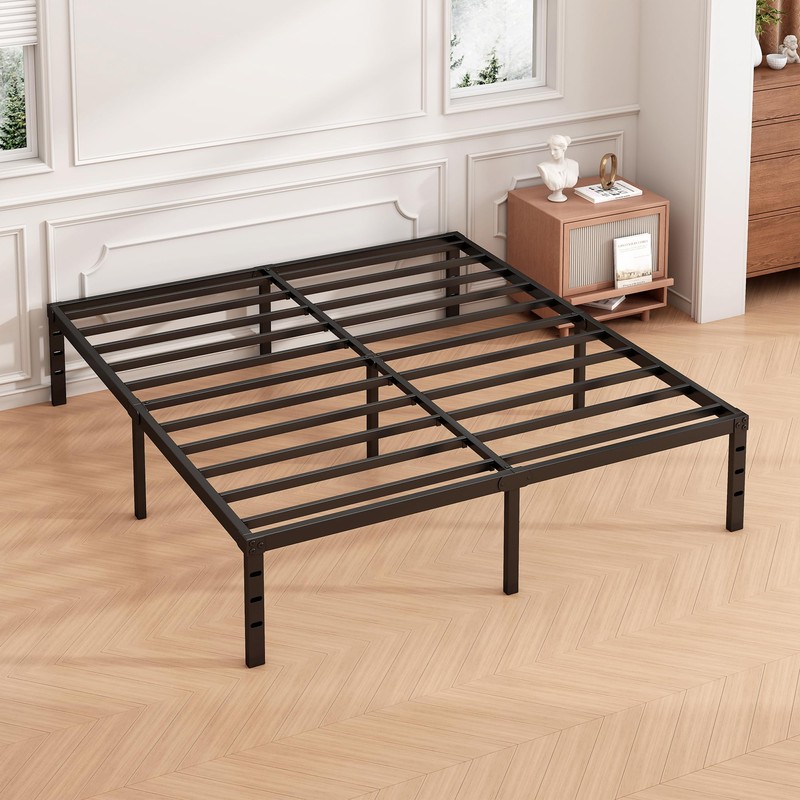 Hafenpo 18 Inch Queen Bed Frame - Sturdy Metal Platform
