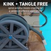 Swimming Pool Vacuum Hose 1-1/2" x 50-Ft, Swivel Cuff Kinkproof