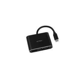 Adaptador USB Tipo C a HDMI  VGA Shift Plus AV420  Para Video Hasta 4k Macho a HembraHembra Negro Advanced Series