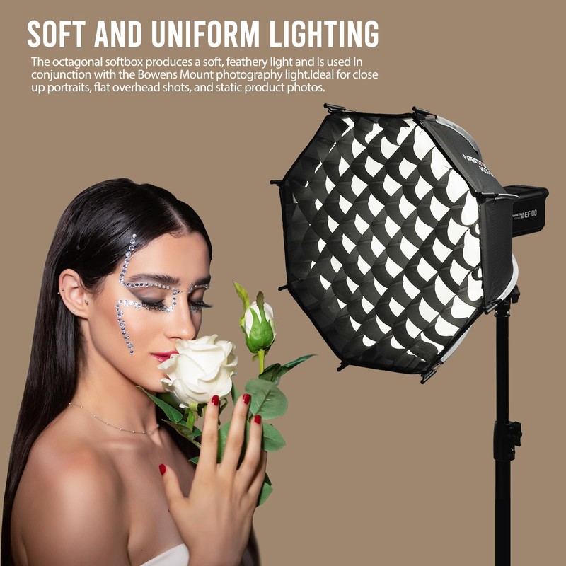 AMBITFUL Mini Softbox Quick Release Softbox with Bowens Mount Quick