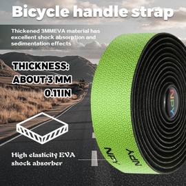Bike Handlebar Tapes, Road Bicycle Bar Tape, Enhance Your Bicycle Handlebar Grip with These Bar Tape for Road Bike - Bicycle Bar Tape of Comfortable Non-Slip Shock Absorption (Grey)