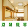 LED RV Dome Light, 12V Dimmable Ceiling Light with Touch