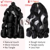 S-noilite French Curl Braiding Hair 24 inch 3 Pack Loose