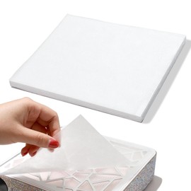 CHRISTINE SHELLY 50PCS Nail Dust Collector Filter Cotton, PP Material Dust Collector Nail Tech Filter Cotton Pad Replacement Nail Vacuum Dust Vollector Filters Film Paper for Nail Supplies