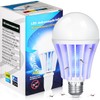Qualirey Bug Zapper Light Bulb Bulk 2 in 1 Electronic