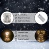 Pre-lit Gold Christmas Bow - Flashing, Dimmable LEDs, Timer,Remote Control,